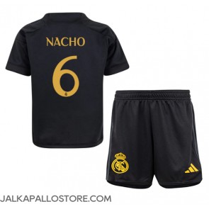 Real Madrid Nacho #6 Kolmaspaita Lapsille 2023-24 Lyhythihainen (+ shortsit)